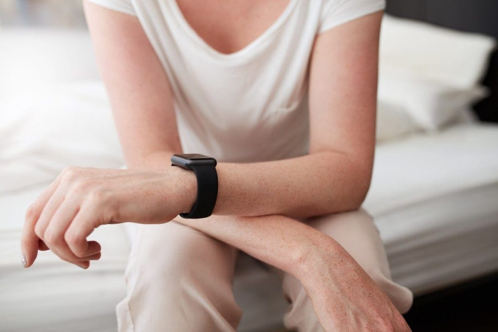 woman smartwatch internet of things