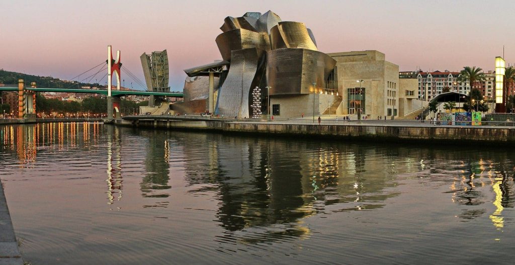 vistas museo guggenheim bilbao