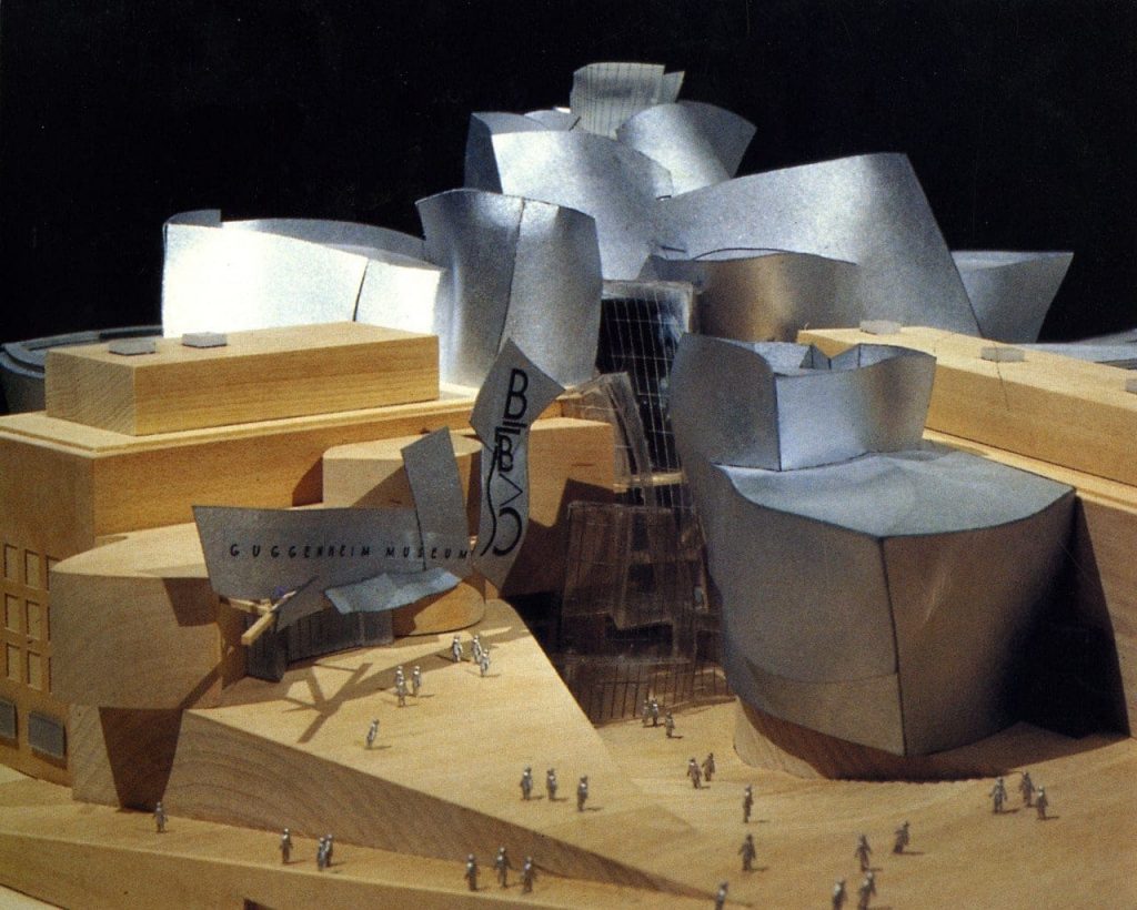 maqueta 3d museo guggenheim bilbao 