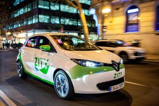 Carsharing de renault y ferrovial