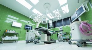 Operating room of a public hospital with pressure and ventilation systems Operating room of a public hospital with pressure and ventilation systems
