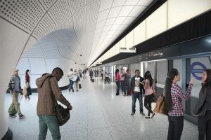 The same view (computer-generated) of the finished platforms The same view (computer-generated) of the finished platforms