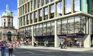 What the station will look like when finished What the station will look like when finished
