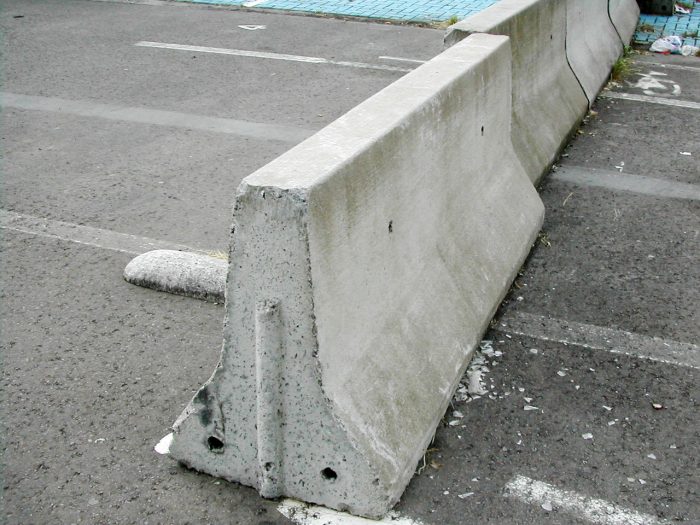 Concrete Jersey barrier