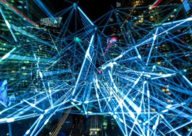 A virtual simulation of data exchange in a city
