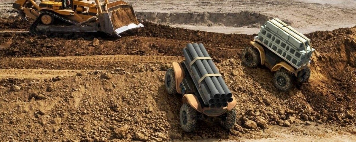 A Self-Driving All-Terrain Vehicle for Work in Hard to Get to Places