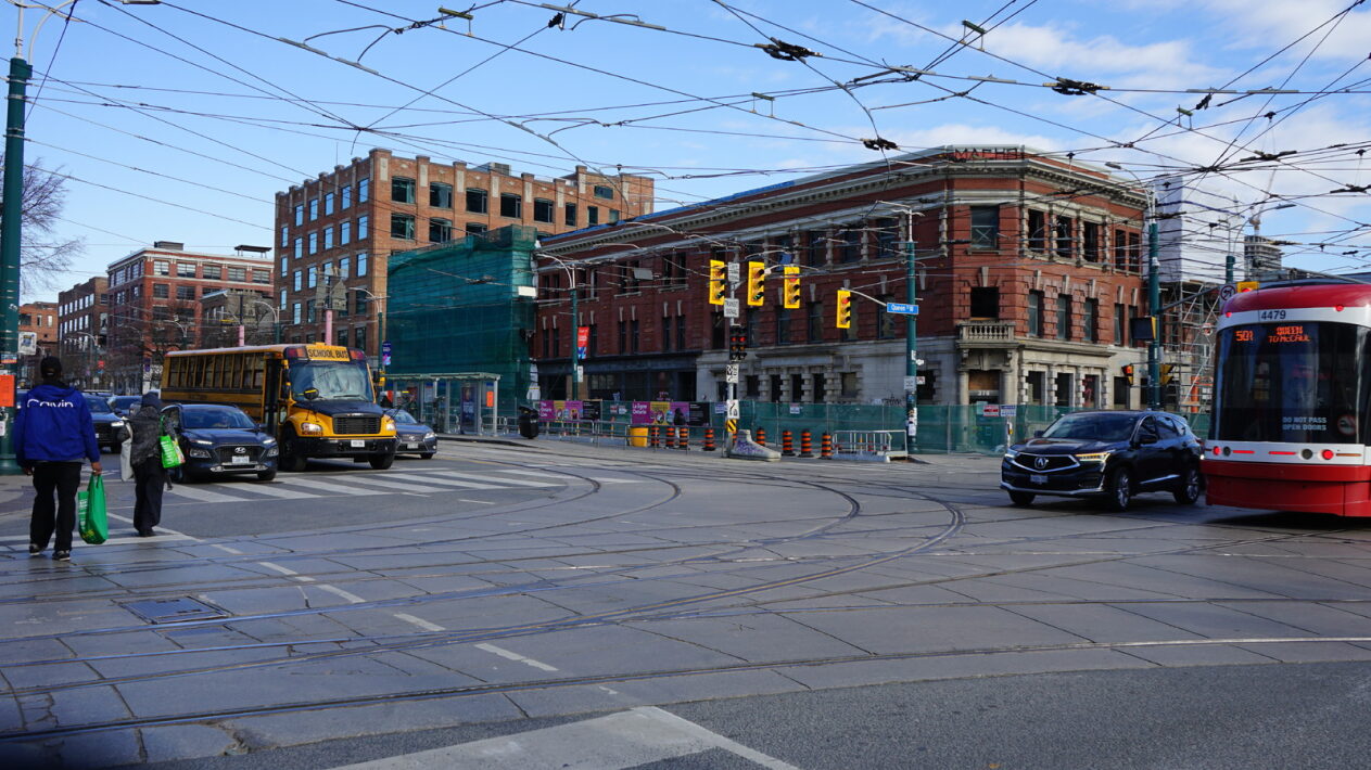 Building of Queen-Spadina in the present