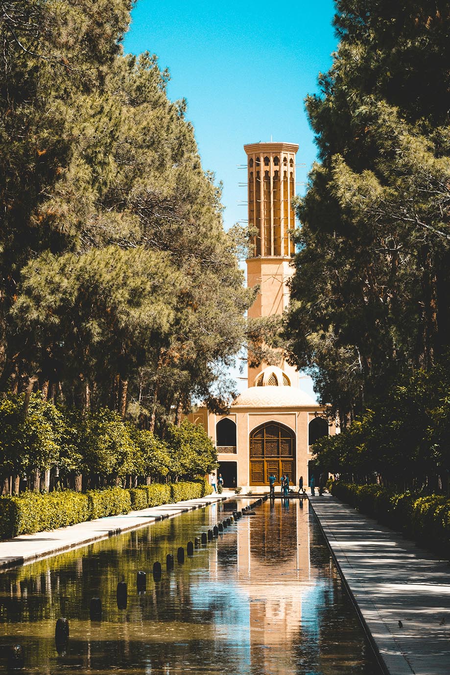 Captador de viento en el jardín Dowlatabad, en Yazd, Irán. 