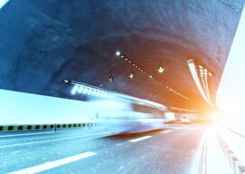 Túnel con sistemas de 