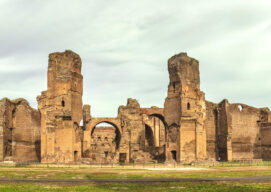 Ruinas de las termas de Caracalla, en Roma. 
